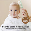 Keababies - Hair Brush & Comb Set, Sage Image 3