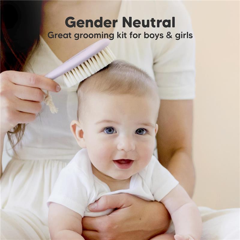 Keababies - Hair Brush & Comb Set, Thistle Image 8