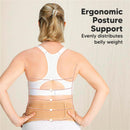 KeaBabies - Maternity Belly Bands for Pregnant Women Beige Image 6