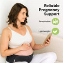 KeaBabies - Maternity Belly Bands for Pregnant Women, Black Image 8