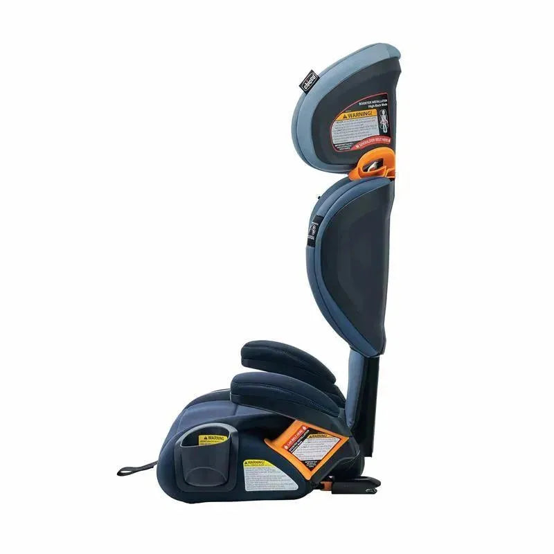 Chicco - Kidfit ClearTex Plus High Back Booster Car Seat, Navy Blue Image 7