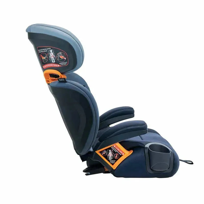 Chicco - Kidfit ClearTex Plus High Back Booster Car Seat, Navy Blue Image 4