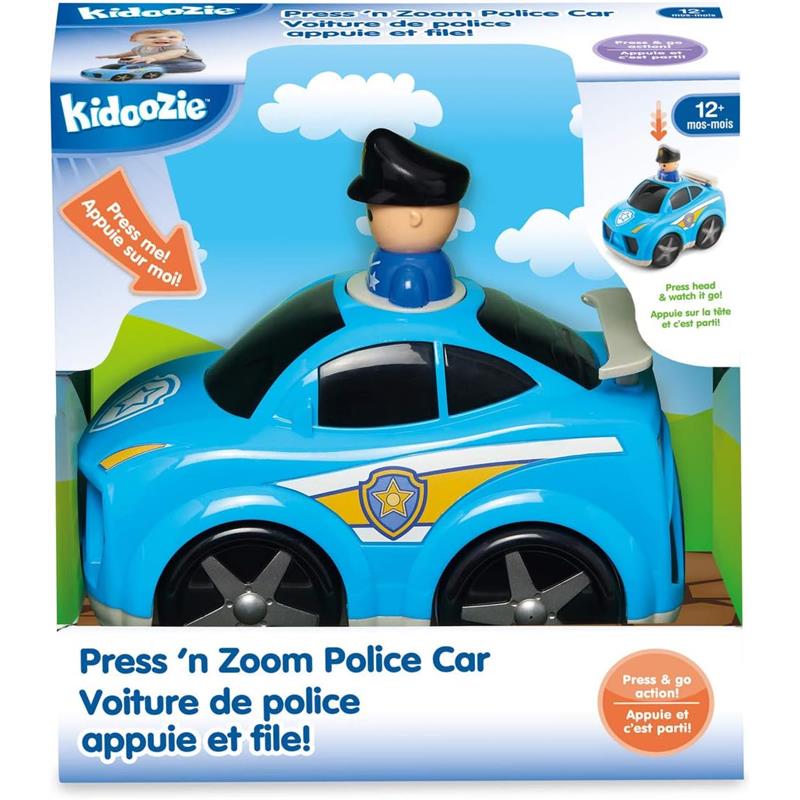Kidoozie - Press 'N Zoom Police Car Image 3