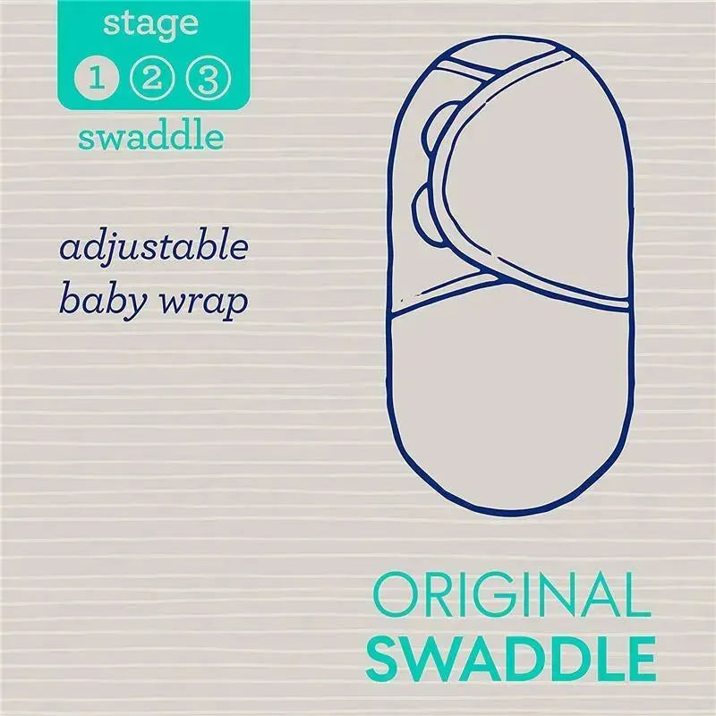 Kids II - 3Pk Swaddleme Original Swaddle, Dino Image 3