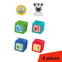 Kids II - Baby Einstein Connectables 6 Piece Set STEAM Learning Magnetic Blocks Image 3