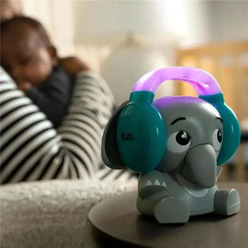 Kids II - Baby Einstein Earl The Elephant Bluetooth Soother Sound Machine, Stream Music Night Light Image 16