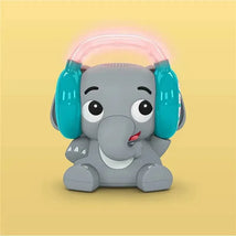 Kids II - Baby Einstein Earl The Elephant Bluetooth Soother Sound Machine, Stream Music Night Light Image 2