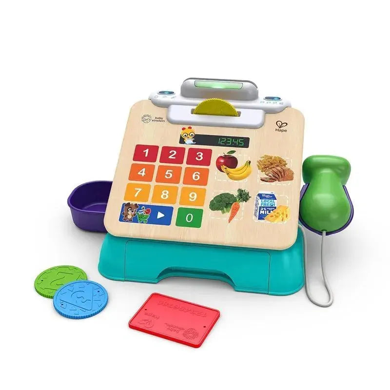 Kids II - Be + Hape Magic Touch Shopping Basket Pretend To Shop Toy Image 1