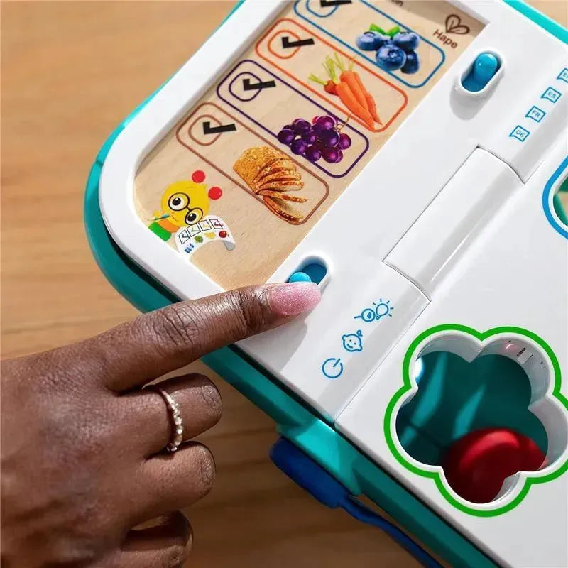 Kids II - Be + Hape Magic Touch Shopping Basket Pretend To Shop Toy Image 3
