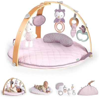 Kids II - Ingenuity Cozy Spot Reversible Duvet Activity Gym, Calla Image 1