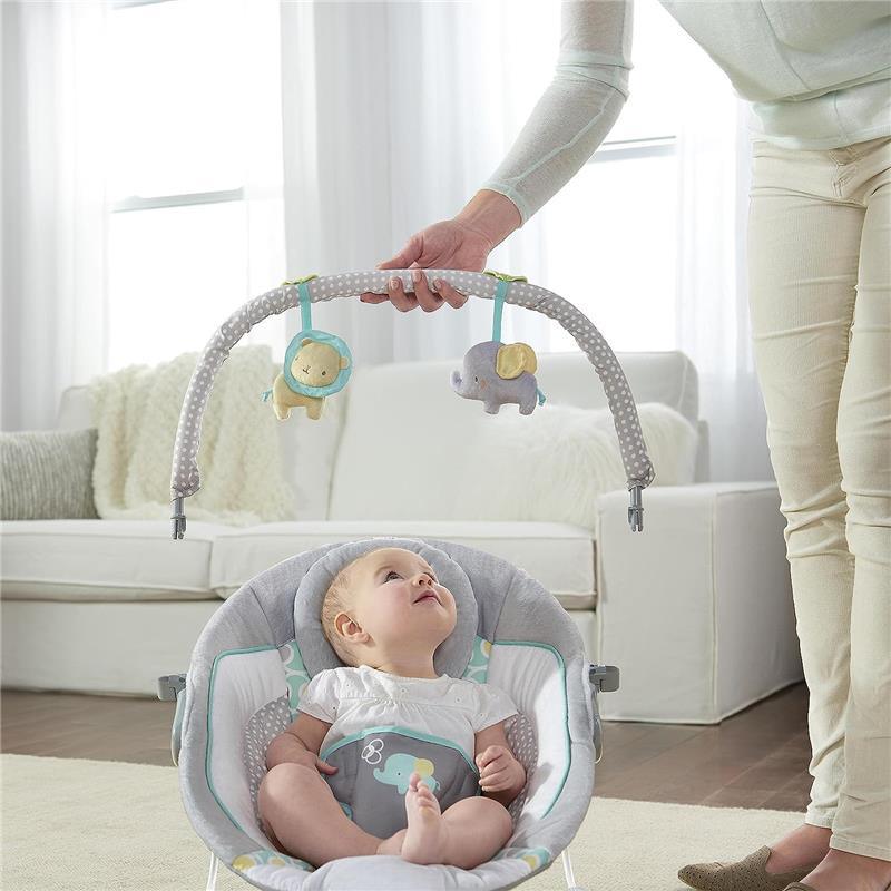 Ingenuity - Soothing Baby Bouncer Infant Seat with Vibrations, Morrison Image 3