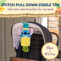 KIDS PREFERRED - Disney Baby Lilo and Stitch Toys Stitch Pulldown Pineapple Ziggle Sensory Toy Image 2