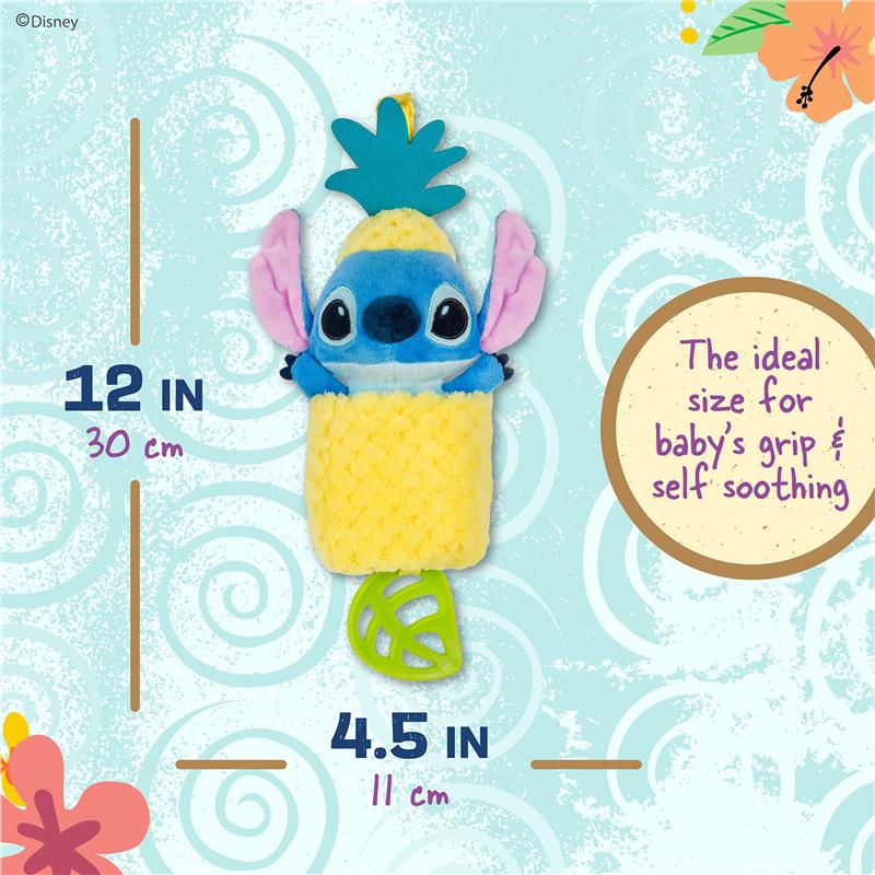KIDS PREFERRED - Disney Baby Lilo and Stitch Toys Stitch Pulldown Pineapple Ziggle Sensory Toy Image 5