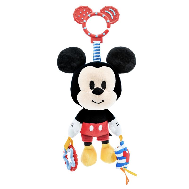 KIDS PREFERRED - Disney Baby Mickey Mouse On The Go Activity Toy with Teething Rings Image 1