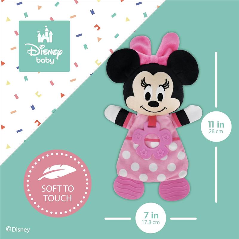 Kids Preferred - Disney Baby Minnie Mouse Plush and Sensory Crinkle Teether Toys  Image 5