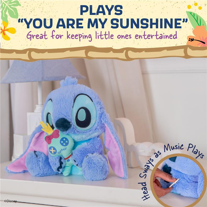 Kids Preferred Disney Baby Stitch with Scrump Key Wind Musical Image 4