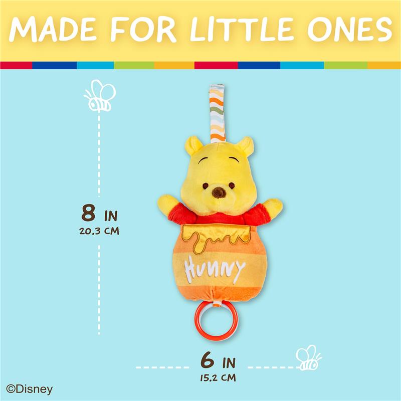 KIDS PREFERRED - Disney Baby Winnie The Pooh Pulldown Honeypot Ziggle Multi Sensory Activity Toy  Image 5