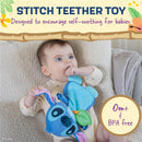 Kids Preferred - Disney Baby's Stitch Plush and Sensory Crinkle Teether Toys  Image 2