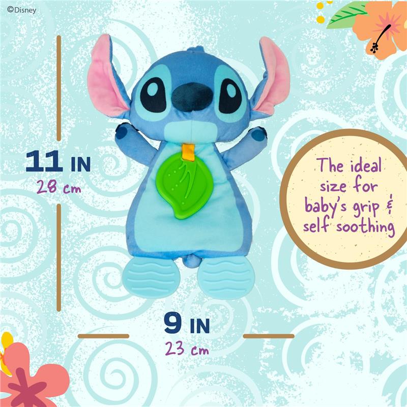 Kids Preferred - Disney Baby's Stitch Plush and Sensory Crinkle Teether Toys  Image 5