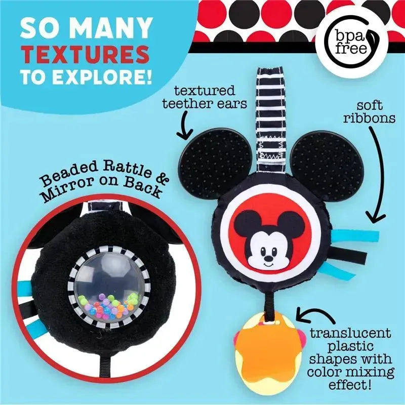 Kids Preferred - Disney Black & White Hanging Mickey Toy Image 3