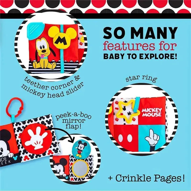 Kids Preferred - Disney Black & White Mickey Mouse Soft Book Image 5