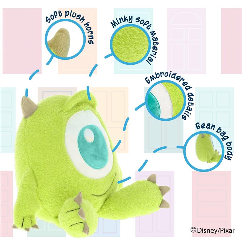 KIDS PREFERRED - Disney Monsters Inc. Mike Wazowski Cuteeze Plush Image 3