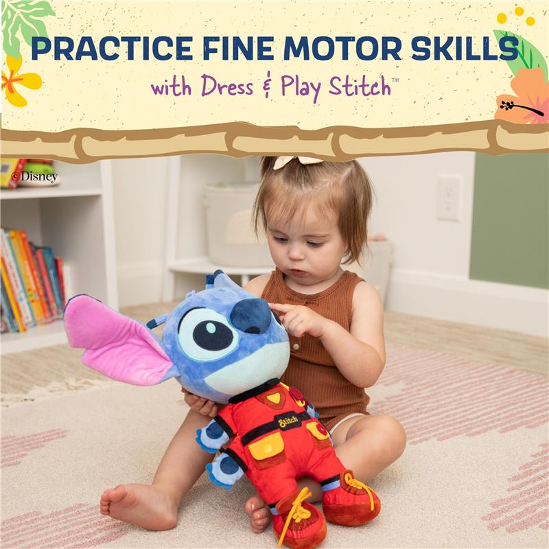 KIDS PREFERRED - Disney Stitch Dress and Play Plush for Babies and Toddlers Image 4