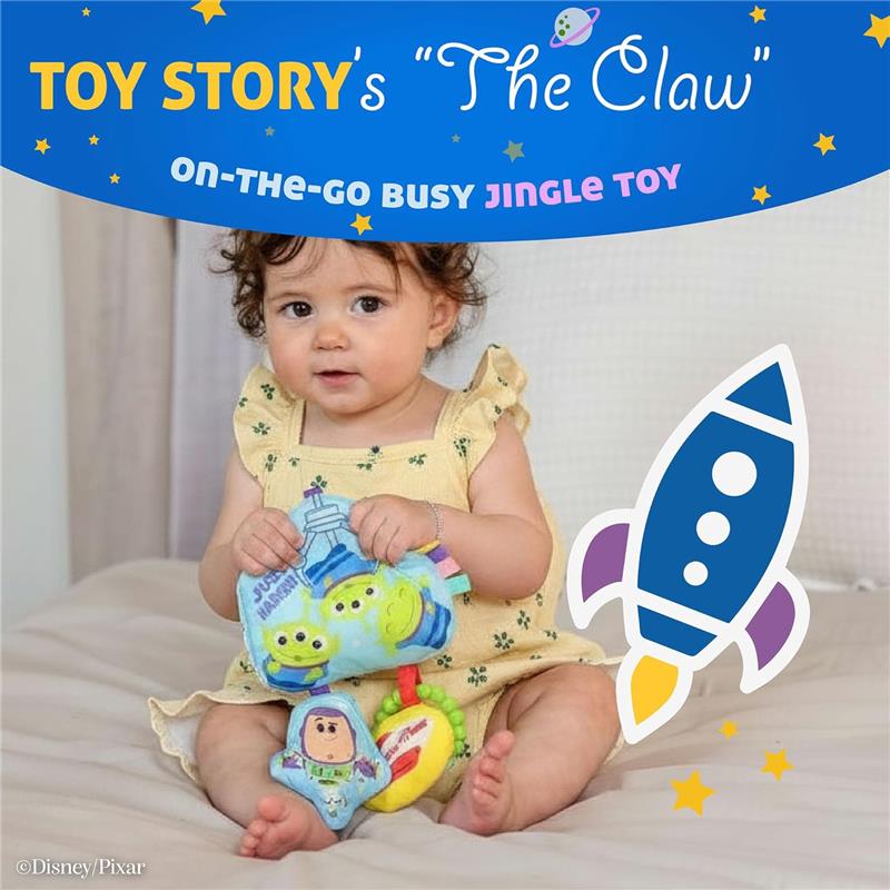Kids Preferred Disney Toy Story The Claw On the Go Jingle Toy with Little Green Aliens Image 5