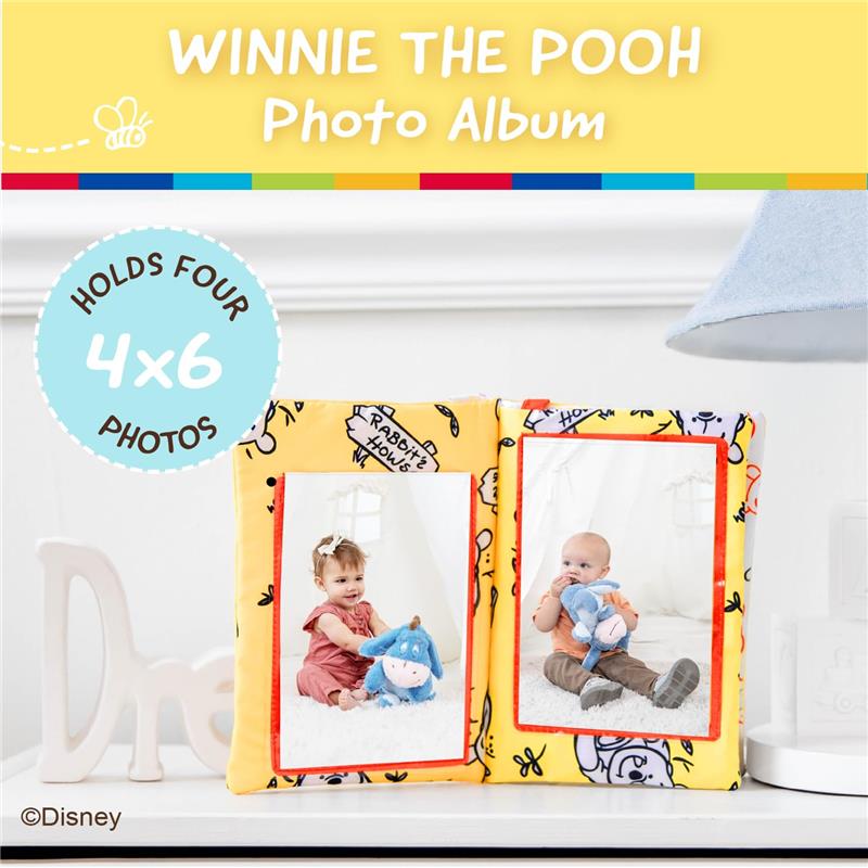 KIDS PREFERRED - Disney Winnie the Pooh Photo Album with Soft Pages and Crinkle Sounds Image 2
