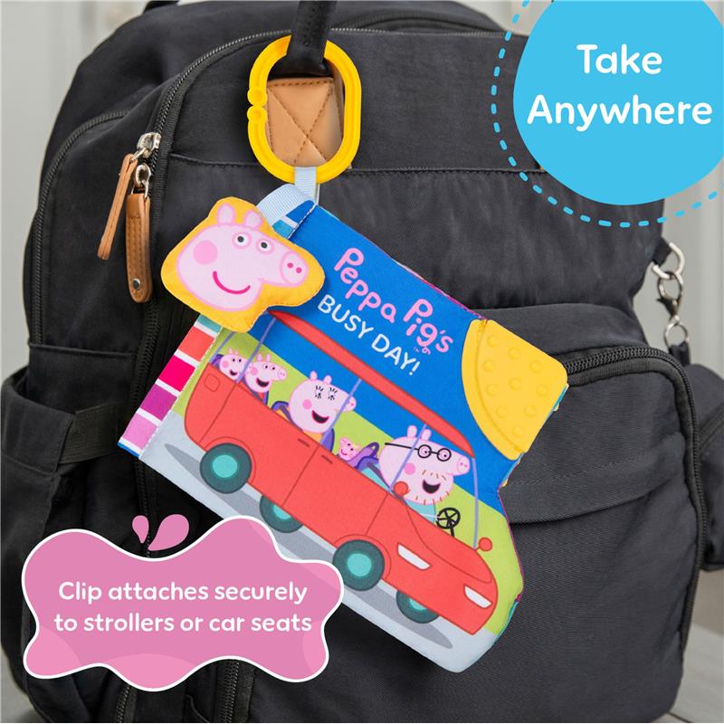 Kids Preferred Peppa Pig Soft Book with Ribbons Image 5