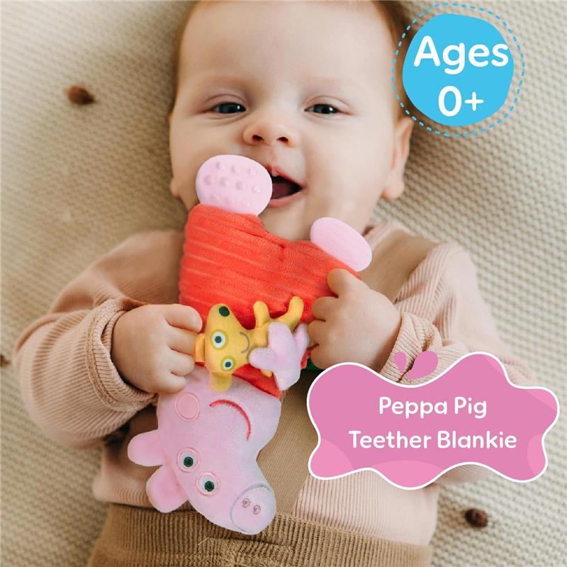 Kids Preferred Peppa Pig Teether Feet Blankey Image 2