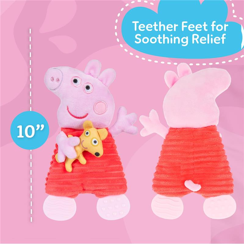 Kids Preferred Peppa Pig Teether Feet Blankey Image 5