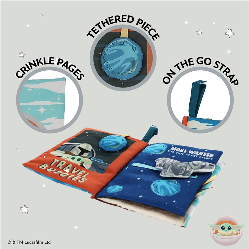 Kids Preferred Star Wars: THE Mandalorian Grogu Deluxe Soft Book Image 3