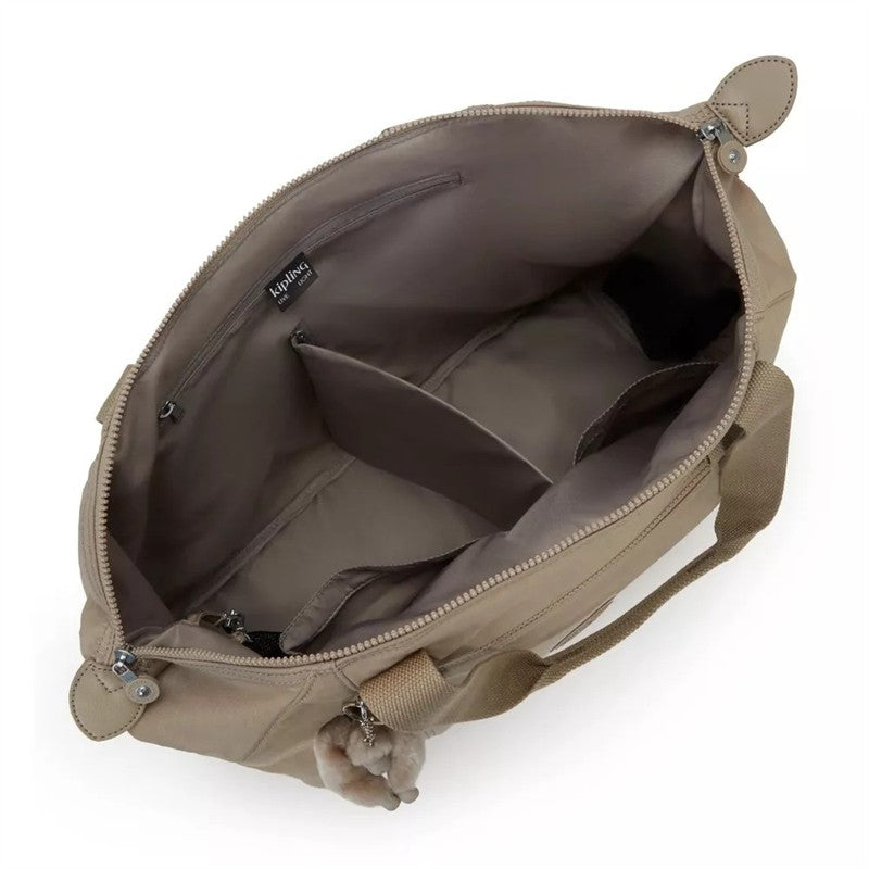 Kipling New Art M Baby Bag - Soft Taupe Image 3