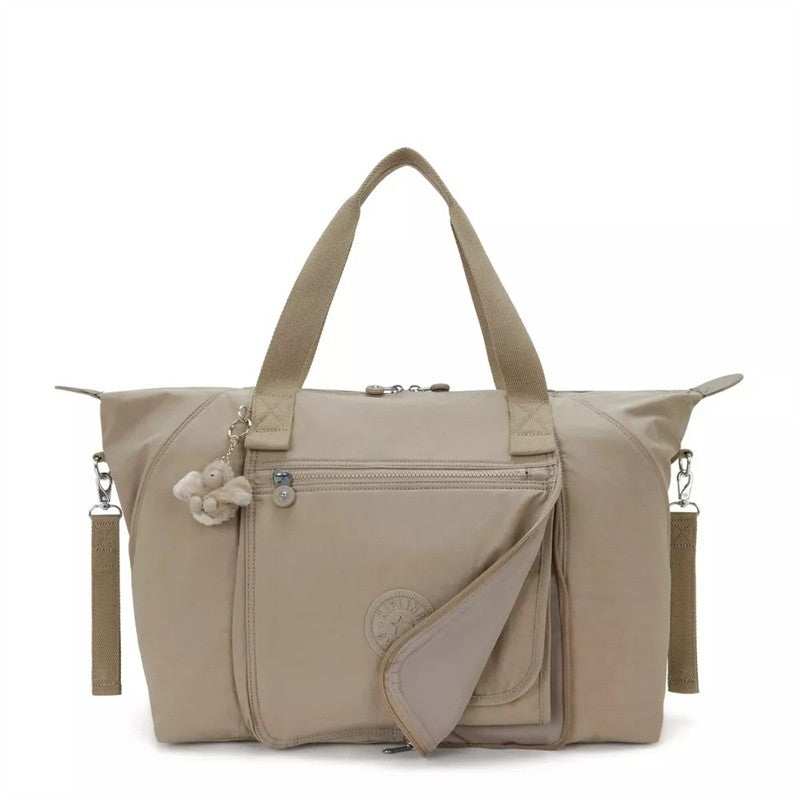 Kipling New Art M Baby Bag - Soft Taupe Image 6