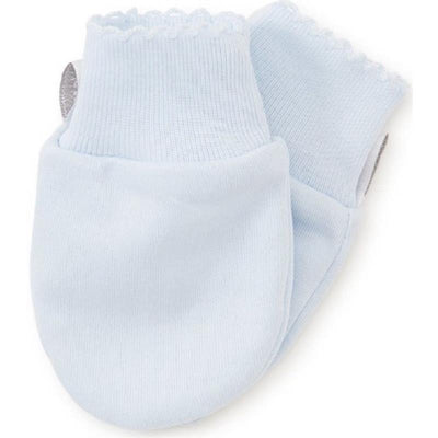 Kissy Kissy - Baby Boy Basic Mittens, Light Blue Image 1