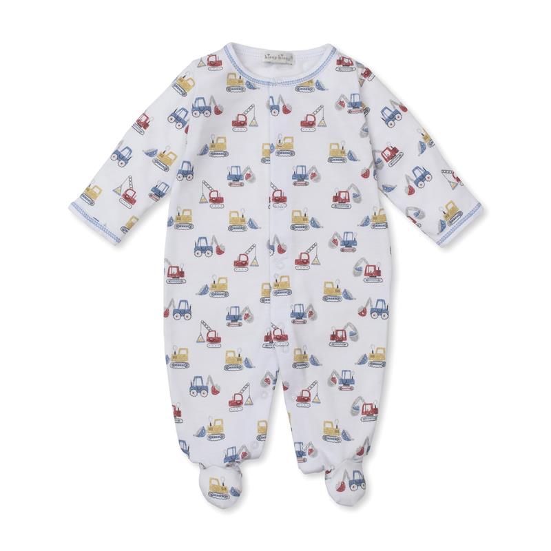 Kissy Kissy - Baby Boy Footie Construction Diggers Image 1