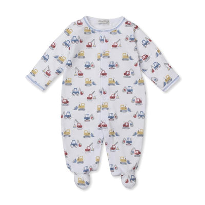 Kissy Kissy - Baby Boy Footie Construction Diggers Image 1