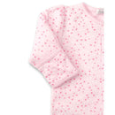 Kissy Kissy - Baby Girl Footie Hearts, White/Pink Image 2
