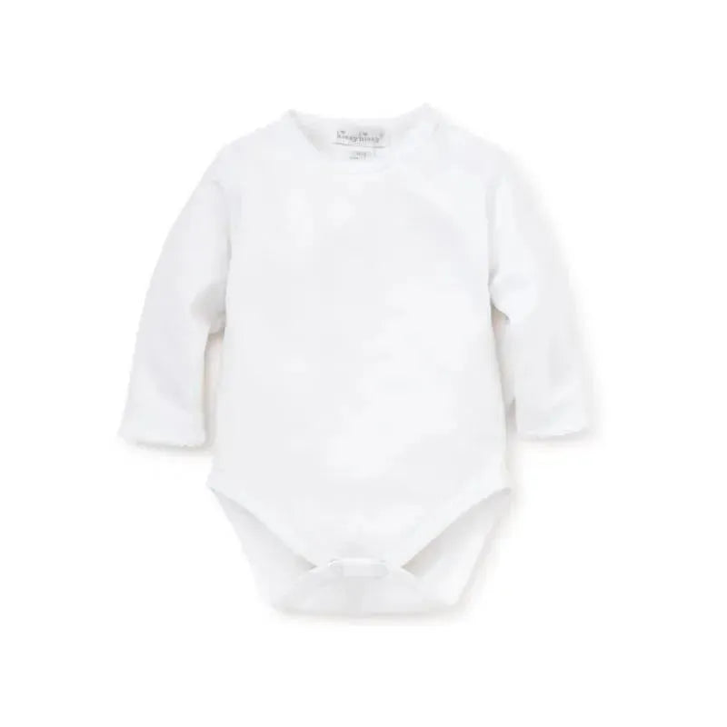 Kissy Kissy Basic Long Sleeve Bodysuit White Image 1