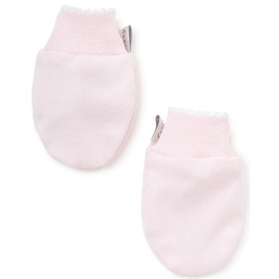 Kissy Kissy - Basic No Scratch Mittens Solid, Pink Image 1