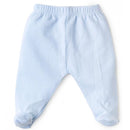 Kissy Kissy Pointelle Footed Pant, Light Blue Image 1