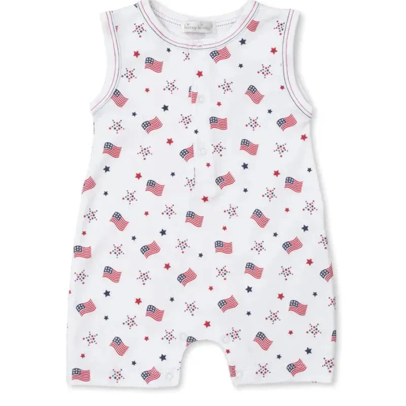 Kissy Kissy - Sleeveless Playsuit, Star-Spangled Spirit 4Th July Image 2
