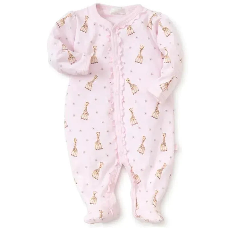 Kissy Kissy - Sophie La Girafe Print Footie, Pink Image 1