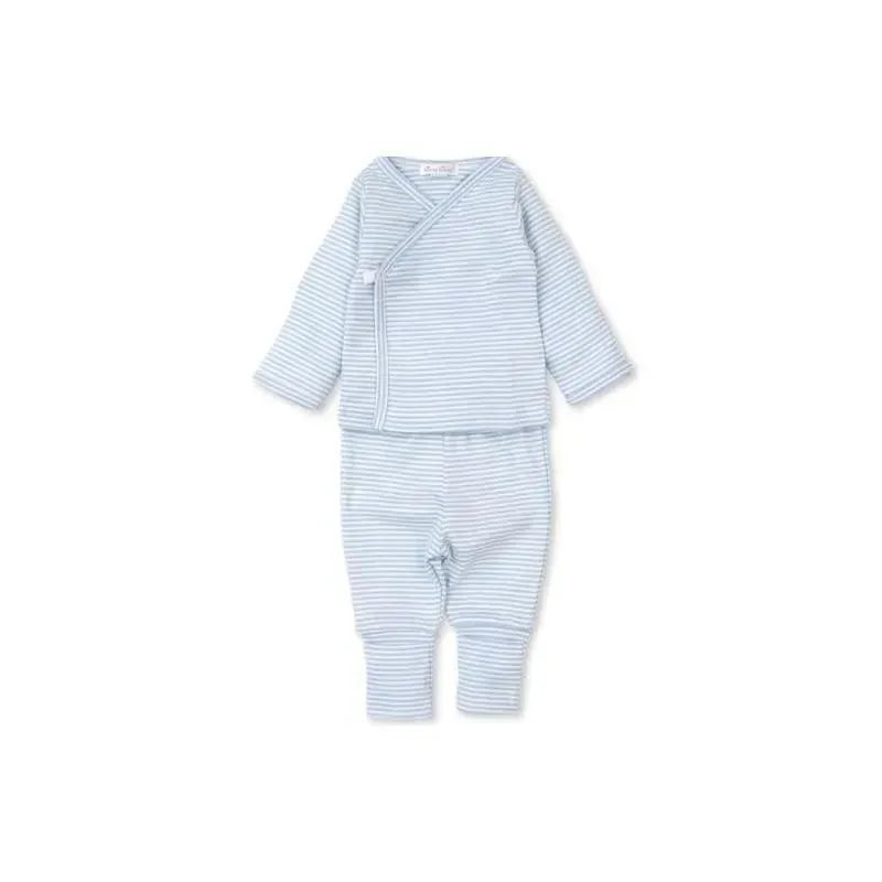 Kissy Kissy - Baby Boy Footed Pant Set, Light Blue Image 1