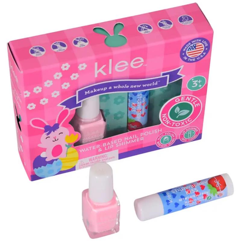 Klee Naturals - Hopping Pink Easter Nail Polish Lip Shimmer Set Image 3