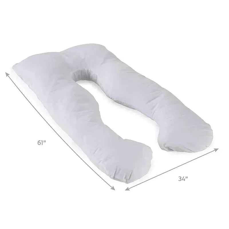 Kolcraft - Contours Soulmate Cooling Maternity Pillow Ice Cool White Image 4