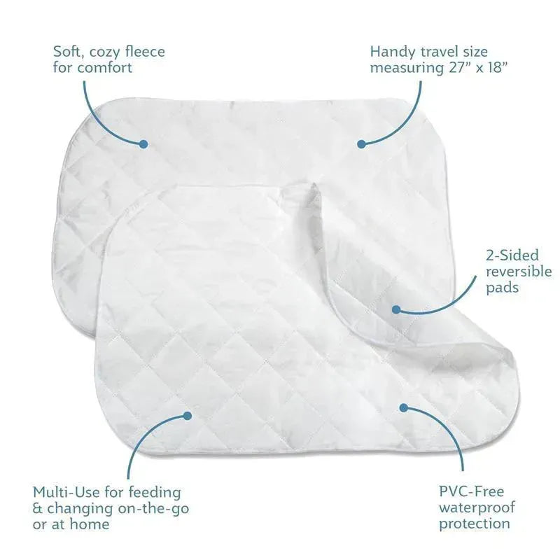 Kolcraft - 2Pk Sealy Multi-Use Waterproof Crib Mattress Liner Pads Image 2