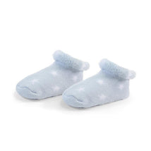 Kushies Baby - 2Pk Boy Socks Terry, 0/3M, Ice Solid/Stars Image 2