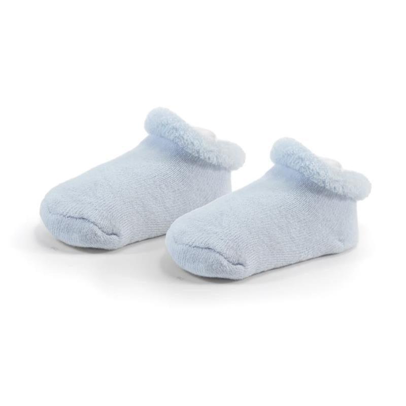Kushies Baby - 2Pk Boy Socks Terry, 0/3M, Ice Solid/Stars Image 3